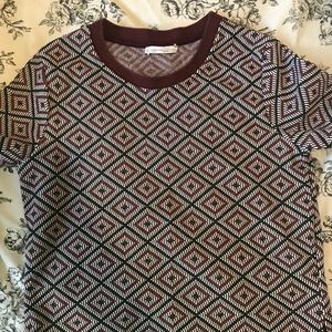 Tribal designed crop top
